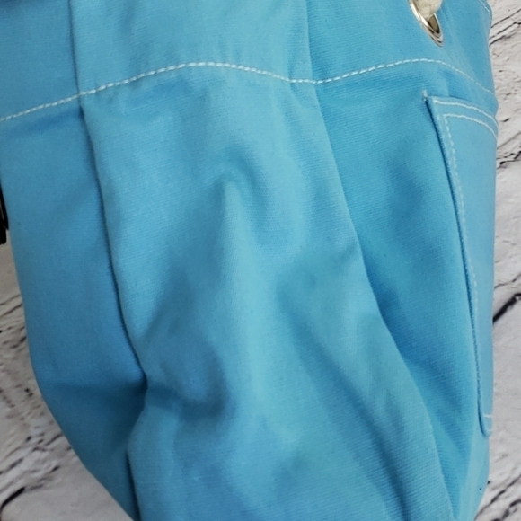 Strada Reversible Canvas Tote NWT Blue or Madra - Picture 7 of 14